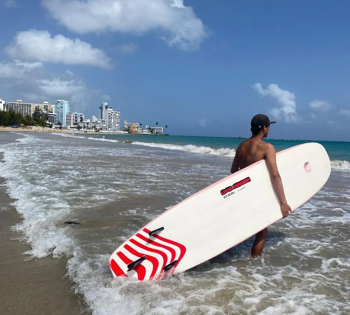 Beachfront Wave At Isla Verde San Juan